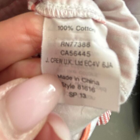 Vintage J.CREW 4.5” Seersucker Chino Shorts - Picture 6 of 7